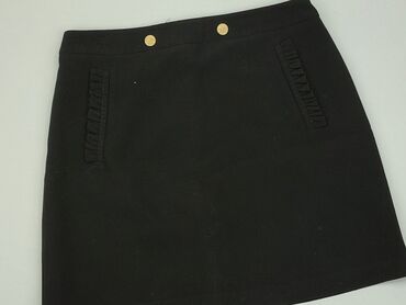 spódnice czarne do kolan: Skirt, M (EU 38), condition - Good