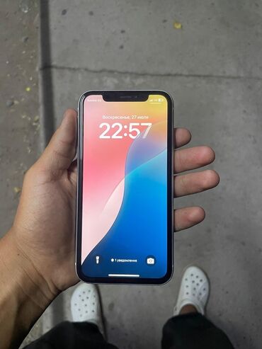 телео: IPhone Xr, Колдонулган, 128 ГБ, Ак, Заряддоочу түзүлүш, Коргоочу айнек