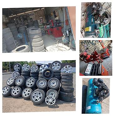Автосервисное оборудование: TƏCİLİ HAZIR BİZNES SATILIR: Teker stanoklar 2 kamplekt, teker acan — 1