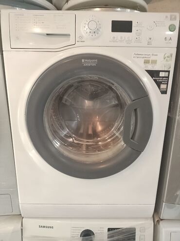 Soyuducular: Paltaryuyan maşın Hotpoint Ariston, 6 kq, İşlənmiş, Avtomat, Qurutmasız, Kredit yoxdur