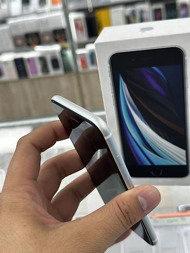 Мобильные телефоны и аксессуары: IPhone SE 2020, Б/у, 128 ГБ, Белый, Защитное стекло, Чехол, Коробка, В рассрочку, 100 % — 6