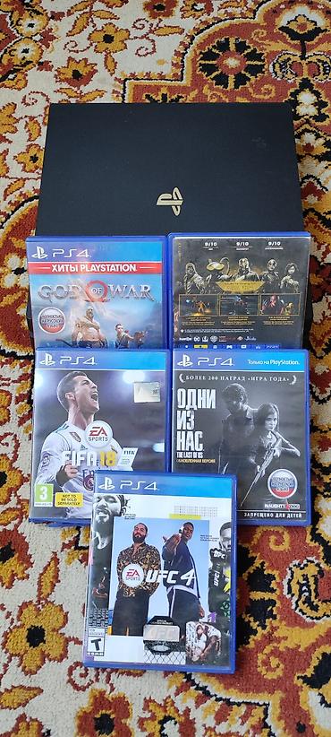 ps4 pro kg: Sony PlayStation 4 Pro (PS4 Pro), чёрный цвет. Характеристики и — 7