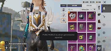 kask aksesuarları: PUBG Mobile hesabı – zəngin kosmetik kolleksiya Məzmun: - Qadın — 7