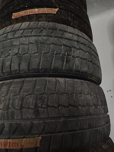 Унаа: Шиналар 235 / 55 / R 18, Кыш, Колдонулган, Жуп, Жеңил унаалар, Жапония, Dunlop — 2