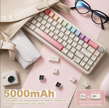 magic trackpad: Клавиатура, Yunzii, Механическая, Bluetooth, Проводное подключение, Размер: 65% — 6