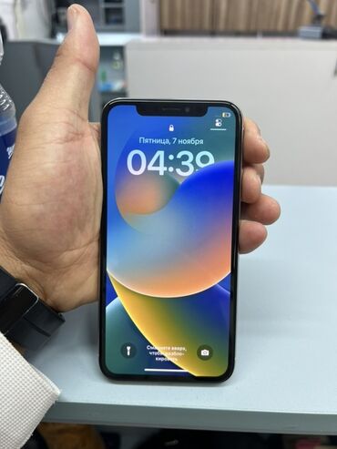 купить бу айфон 10: IPhone X, 64 ГБ, Серебристый, Зарядное устройство, 100 %