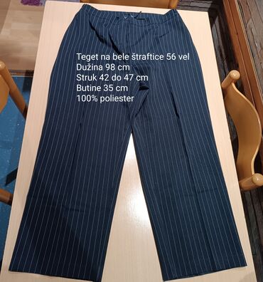Pantalone: 3XL (EU 46), 5XL (EU 50), 7XL (EU 54), Normalan struk