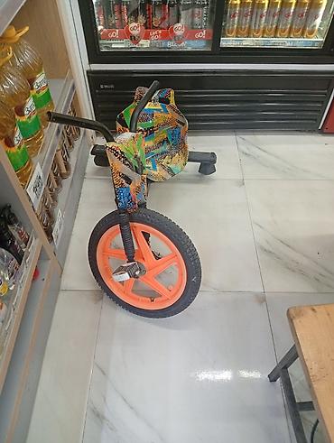3 tekerli velosiped: Uşaq üçtəkərli drift velosipedi - Ön hissədə iri təkər: 1 ədəd — 1