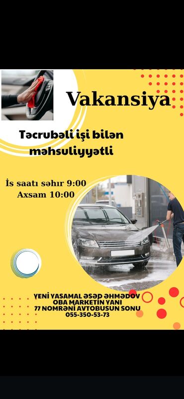 Tibb, əczaçılıq: Moyka İşlək moykadır iş təcrubəsi olan . cidi şəxslər yazsın.Qalmaqa