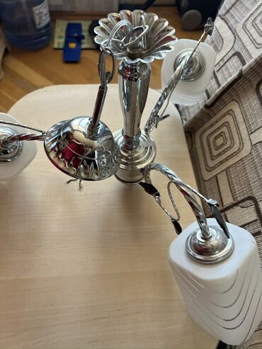 uşaq otağı ucun cılcıraq: Люстра, 3 лампы, Металл