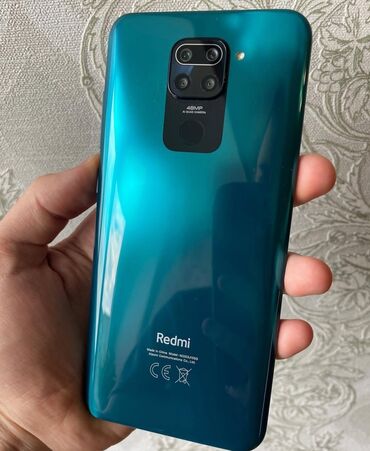 озу для ноутбука ddr3: Redmi, Redmi Note 9, Колдонулган, 64 ГБ, түсү - Көк, 2 SIM