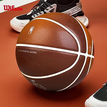 мяч для баскетбола: Баскетбольный мяч Wilson NBA (официальная разметка в стиле NBA) - — 4
