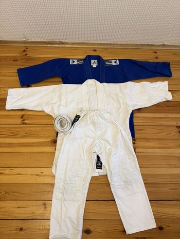 купить кепку в баку: BJJ/Grappling üçün iki ədəd kimono dəsti. - Ağ kimono: jaket, şalvar