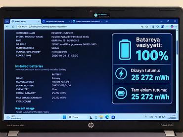 komputer notebook: İşlənmiş HP ProBook, 15.6 ", Intel Core i5, 256 GB, Ünvandan götürmə, Ödənişli çatdırılma, Rayonlara çatdırılma — 8