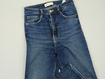 szara spódnice jeansowe: Джинси, Zara, 2XS, стан - Хороший