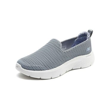 обувь женская большие размеры: Кроссовки, 39, 39.5, Skechers, Новый, цвет - Голубой, Платная доставка, Самовывоз