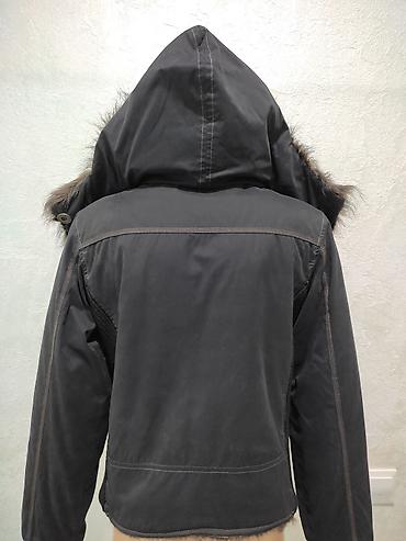 Пуховики и зимние куртки: Пуховик, Короткая модель, С мехом, XL — 5