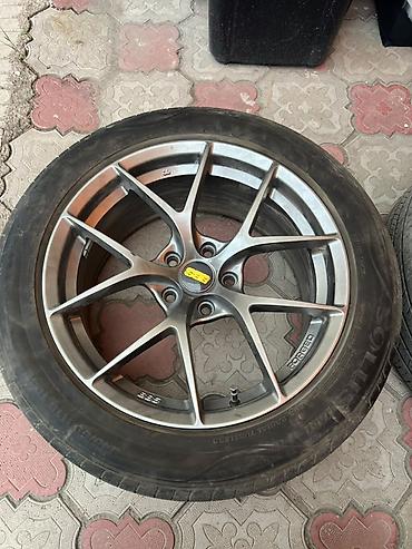 Шиналар жана дисктер: Дөңгөлөктөр монтажда 225 / 45 / R 18, Кыш, Колдонулган, Комплект, Жеңил унаалар, тешиктери - 5 — 4