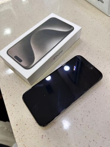 Çaydanlar: IPhone 15 Pro, 128 GB, Qara, Face ID