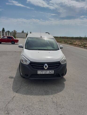 diffuser satisi: Renault Dokker, ağ rəngli, 4 qapılı kombo/van. Əsas xüsusiyyətlər: -