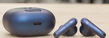 separator nədir: İşlənmiş Simsiz (Bluetooth) Qulaqcıqlar, Anker, rəng - Mavi — 2