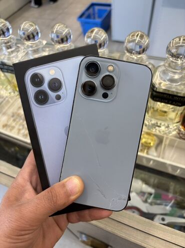 ikinci el apple 13: IPhone 13 Pro, 256 GB, Gümüşü, Qırıq