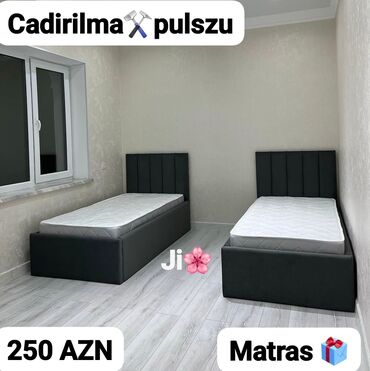 sintifon dosekler: 🤗Bazsiz madel carpayi 🏷️Cemi 250 Matras daxil ✓Reng secimi movcutdur
