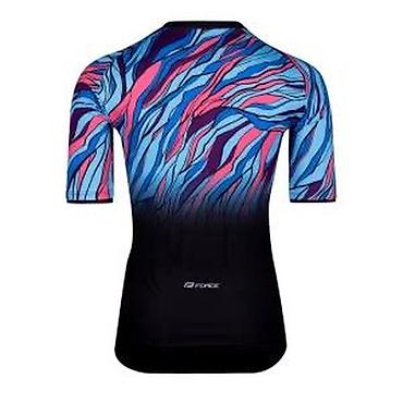 Oprema za bicikliste: DRES FORCE LIFE KRATKI RUKAV, CRNA-PLAVA-ROZE | Dres je dizajniran — 8