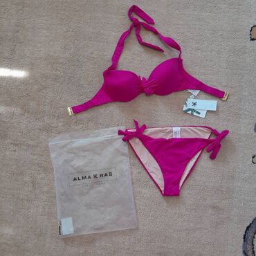 Swimsuits: M (EU 38), Microfiber, Single-colored, color - Pink