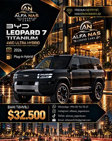 byd oluxana: BYD Leopard 7 Titanium – 4WD Ultra Hybrid (Plug‑in Hybrid), 2026 — 1