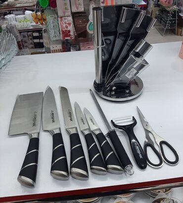 bicaq sekilleri: Almanya istehsalı bıçaq desti Almaz bıçaqlar ve kesici aletler