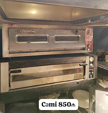 mini pec: 2eded pizza sobası cəmi 850₼ biri qaz biri tokla işləyir 3faza sgs — 1