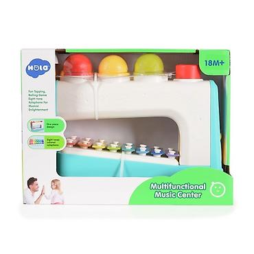 Игрушки: Электронное детское пианино в форме слоника с подсветкой и звуковыми — 11