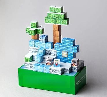 steve madden tigraste patike: Magnetne kocke za sklapanje od 144 dela – Hit proizvod Minecraft — 3