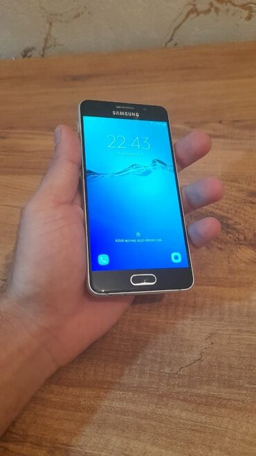 telefonlar samsunq: Samsung Galaxy A3 2016, 16 ГБ, цвет - Золотой, Две SIM карты