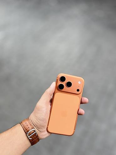 IPhone 17 Pro, 256 GB, Narıncı, Zəmanət, Sənədlərlə, Face ID