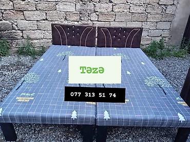 qapi qurasdirma ustasi: Təzə çarpayılar. 1 nəfərlik çarpayılar 60manat. 2 nəfərlik taxt — 2