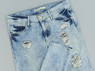 czarne jeansy damskie stradivarius: Jeansy damskie, Stradivarius, XS