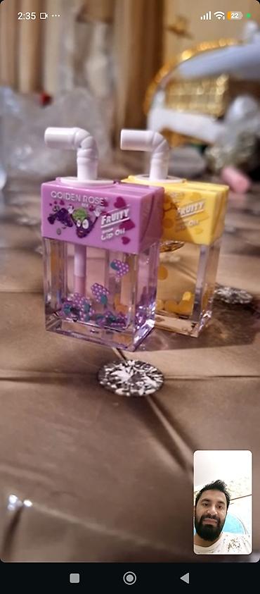 rubik kubu: Golden Rose Fruity Lip Oil – meyvəli dodaq yağı ( DƏNƏSİ 5 AZN) - — 1