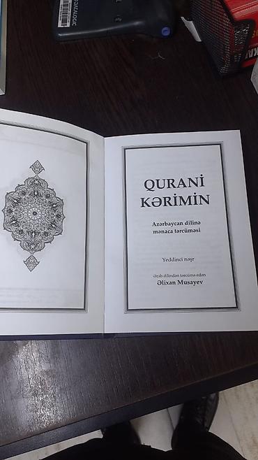 Dini kitablar: Quranı Kərim.latinca ve kirrilce var
yenidir — 8