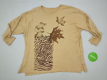 bluza welurowa: Bluzka damska, rozmiar 5XL — 2