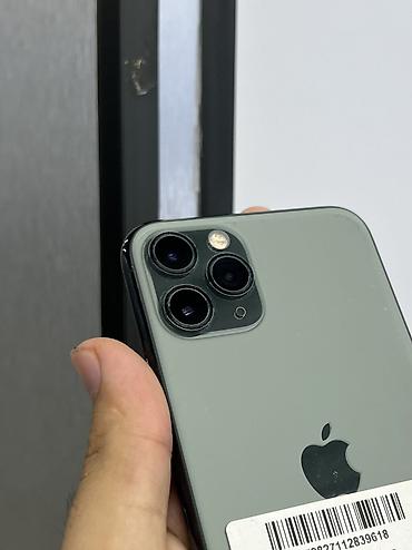 aple iphone 5: IPhone 11 Pro, Б/у, 256 ГБ, Зеленый, Защитное стекло, Чехол, В рассрочку, 100 % — 3