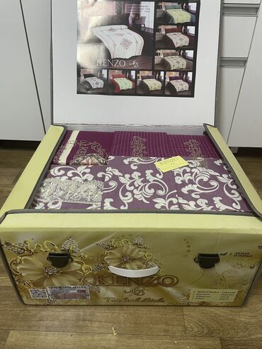 одеяло из синтепона купить: Подарочный комплект KENZO оригинал: двуспальное одеяло, простыня, 2