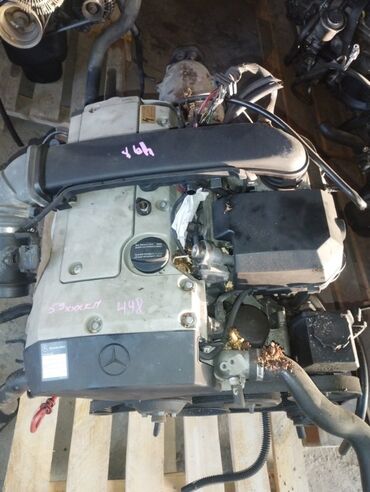 Двигатели, моторы и ГБЦ: Бензиновый мотор Mercedes-Benz 1996 г., 2.2 л, Б/у, Оригинал, Германия