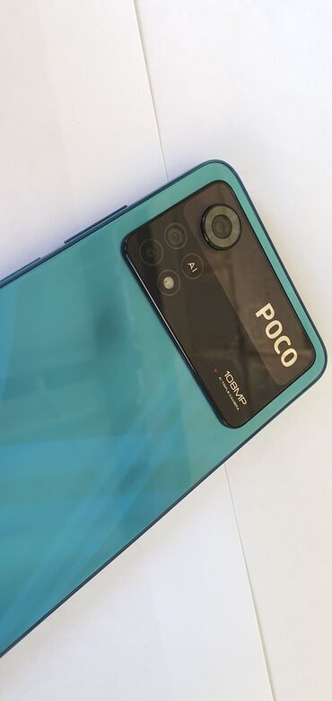 вакум для наушников: Poco X4 Pro 5G, Б/у, 256 ГБ, цвет - Голубой, 2 SIM