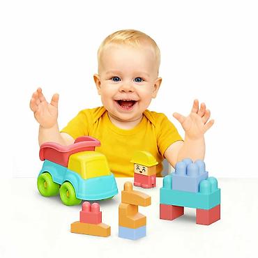 Kocke za decu: Meki konstrukcioni blokovi – Soft Bloki Blocks (24 delova) - — 5