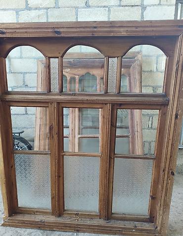 Otaq qapıları: Taxta qapı dəsti - Material: təbii ağac (klassik panelli dizayn — 8