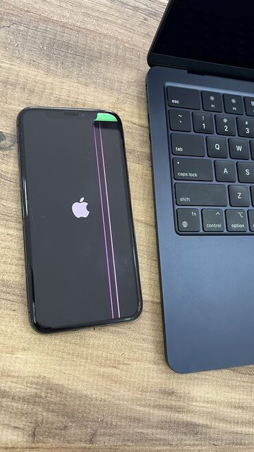 Telefon və planşet təmiri: İphone ön şüşə bərpası. Şüşəsi qırılmış görüntüsü tam işlək olan — 5