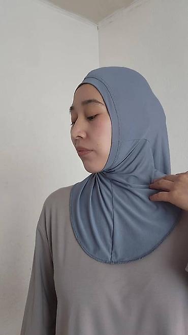 Другие головные уборы: Хиджаб-амир (готовый, быстрого надевания) - Модель: цельнокроеная — 9