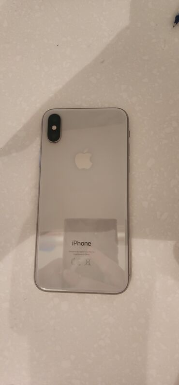 ikinci əl ayfonlar: IPhone X, 256 GB, Ağ, Face ID